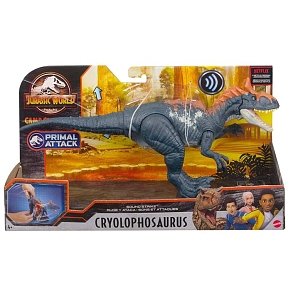Jurassic World Cryolophosaurus Δεινόσαυρος Με Κινούμεαν Μέλη & Ήχους