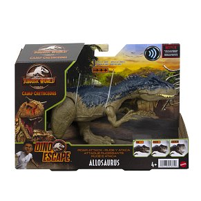 Jurassic World Allosaurus  ΜΕ ΚΙΝΟΥΜΕΝΑ ΜΕΛΗ, ΛΕΙΤΟΥΡΓΙΑ ΕΠΙΘΕΣΗΣ & ΗΧΟΥΣ