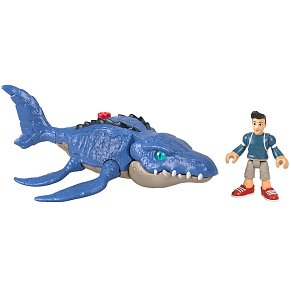 Imaginext ® Jurassic World™ Μοσασαυρος & Kenji