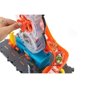 Hot Wheels® Πίστα City Με Περιστρεφόμενες Ρόδες