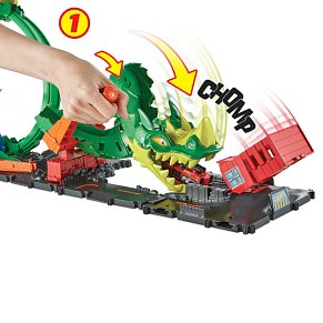 Hot Wheels® City Πίστα Δράκος με Λουπ