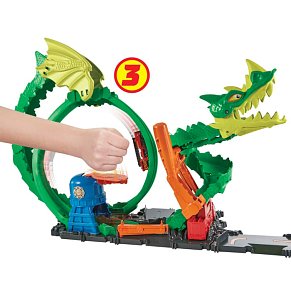 Hot Wheels® City Πίστα Δράκος με Λουπ