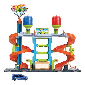 Hot Wheels® Mega Πλυντήριο Χρωμοκεραυνών