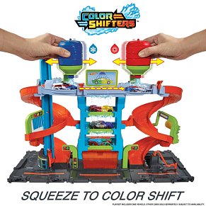 Hot Wheels® Mega Πλυντήριο Χρωμοκεραυνών