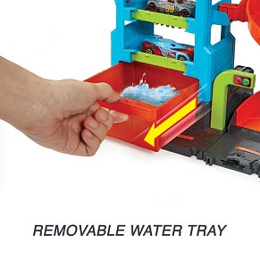 Hot Wheels® Mega Πλυντήριο Χρωμοκεραυνών