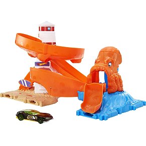 Hot Wheels® City Με Θηρία Octopus Invasion Attack