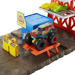 Hot Wheels Monster Trucks Σετ Σούπερ Εκρήξεις & Συγκρούσεις