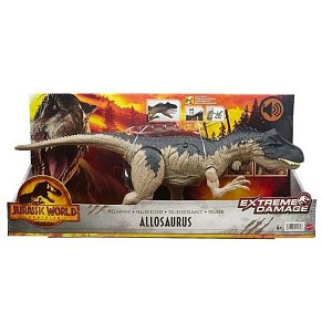 Jurassic World Extreme Damage Roarin' Allosaurus Με Σημάδια Επίθεσης
