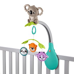 Fisher Price Φορητό Περιστρεφόμενο με Ζωάκια 3 σε 1