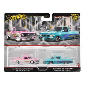 Hot Wheels: Premium Car Culture 1975 Datsun Sunny Truck B120 & Custom '93 Nissan Hardbody D21 HBL96