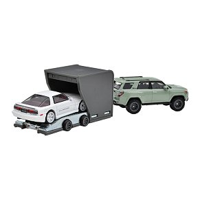 Hot Wheels Premium Team Transport - Toyota 4Runner & '89 Toyota Supra FLF56