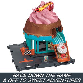 Hot Wheels® Πίστα City - Downtown Ice Cream Swirl (HTN77)