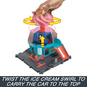 Hot Wheels® Πίστα City - Downtown Ice Cream Swirl (HTN77)