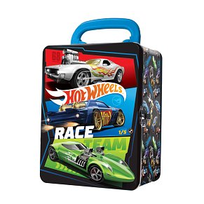 Hot Wheels® Μεταλλική Βαλίτσα- θήκη αποθήκευσης 18 αυτοκινήτων Μπλε
