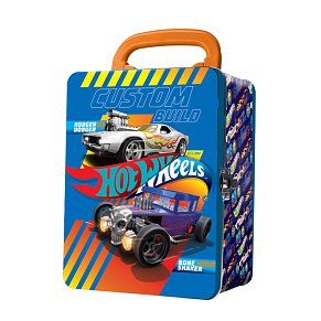 Hot Wheels® Μεταλλική Βαλίτσα- θήκη αποθήκευσης 18 αυτοκινήτων Πορτοκαλί