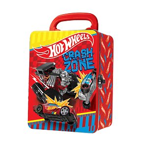 Hot Wheels® Μεταλλική Βαλίτσα- θήκη αποθήκευσης 18 αυτοκινήτων Κόκκινο