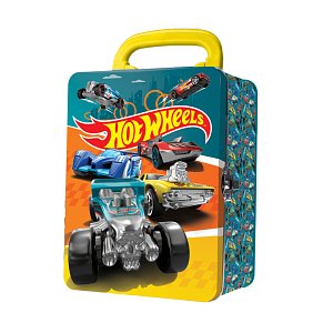 Hot Wheels® Μεταλλική Βαλίτσα- θήκη αποθήκευσης 18 αυτοκινήτων Κίτρινο