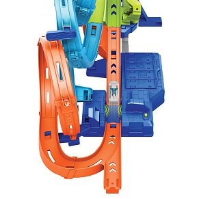 Hot Wheels Action Σετ Πίστας με 4 Βρόχους & Μηχανοκίνητο Εκτοξευτή με Αυτοκινητάκι