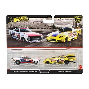 Hot Wheels Premium Car Culture 2-Pack – ’72 Plymouth Cuda FC & Rob’n Pinks