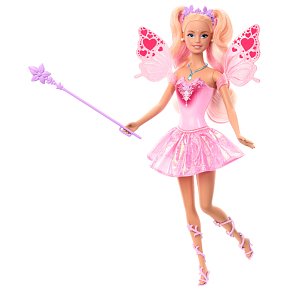 Κούκλα Barbie Νεράιδα Μαγική Μεταμόρφωση – Φτερά με Αλλαγή Χρώματος