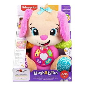 Fisher-Price Laugh & Learn Εκπαιδευτικό Σκυλάκι Smart Stages Ροζ