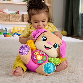 Fisher-Price Laugh & Learn Εκπαιδευτικό Σκυλάκι Smart Stages Ροζ