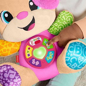 Fisher-Price Laugh & Learn Εκπαιδευτικό Σκυλάκι Smart Stages Ροζ