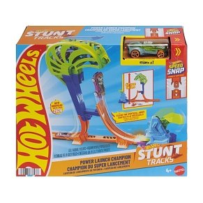 Hot Wheels Stunt Tracks Power Launch Champion Set