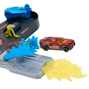 Hot Wheels City Super Fire Station Rescue Playset with Fire Truck
