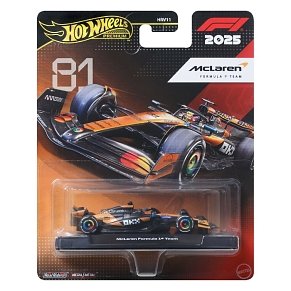 Hot Wheels Premium McLaren F1 Race Car (#81)