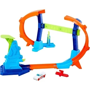 Hot Wheels Stunt Tracks Corkscrew Jump Champion Σετ