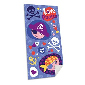 Beach Towel 70×140 cm Pirates