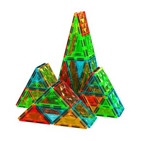 GEOMAG Magnetic Tiles Gems Rocket – Σετ Μαγνητικών Κατασκευών 32 τεμαχίων STEM