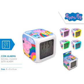 Ψηφιακό Ξυπνητήρι Peppa Pig – Σχέδιο Κύβου