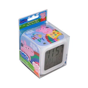 Ψηφιακό Ξυπνητήρι Peppa Pig – Σχέδιο Κύβου