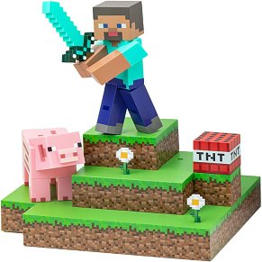 Paladone: Minecraft - Steve Diorama Φωτιστικό