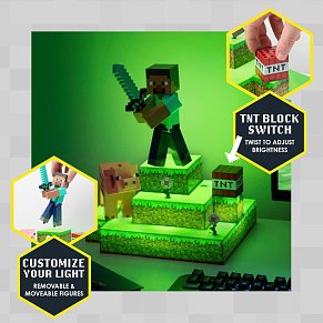 Paladone: Minecraft - Steve Diorama Φωτιστικό