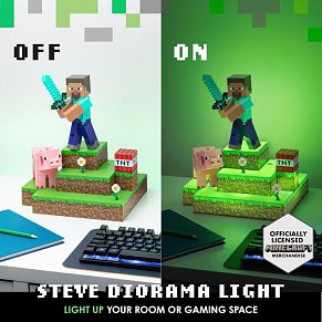 Paladone: Minecraft - Steve Diorama Φωτιστικό