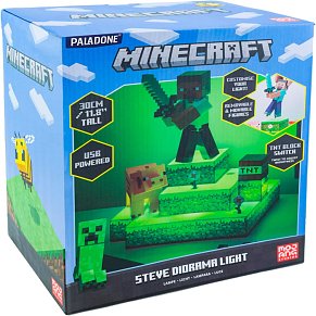 Paladone: Minecraft - Steve Diorama Φωτιστικό
