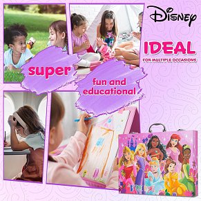 Disney Princess Σετ Καλλιτεχνικών με Πάνω από 130 Τεμάχια