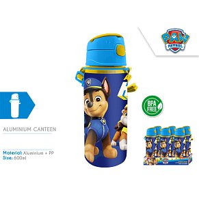 Παγούρι Αλουμινίου Paw Patrol με Λουράκι 600ml