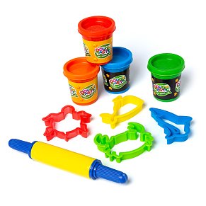 DOH Σετ Πλαστελίνη Glow In The Dark Θαλάσσια ζωή