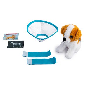 Cuddle Pets Σετ Φροντιας Σκύλου με Λούτρινο Σκυλάκι (Κτηνίατρος)