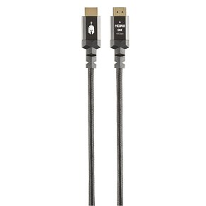 Spartan Gear - HDMI 2.1 Cable (length: 1,5m - Aluminum with gold plated plugs)