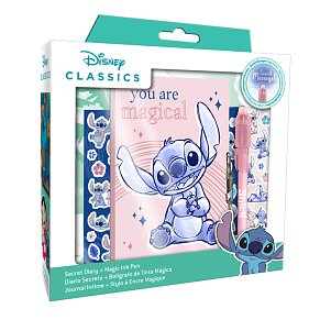 Disney Stitch Secret Diary & Magic Ink Pen Set