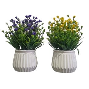 Artificial Decorative Flower Plant in Pot 23cm