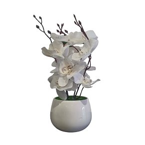 Artificial Orchid Flower in Decorative Pot 30 cm