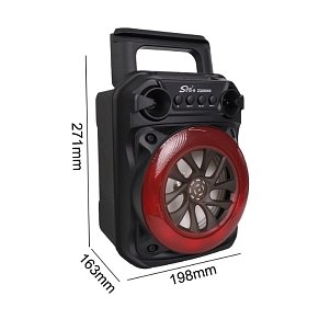 SING-E ZQS606S Bluetooth Ηχείο Party 6.5" με Μικρόφωνο