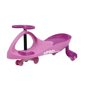 ePRO Ride Swing Car (Wiggle Car) Pink with LED Lights