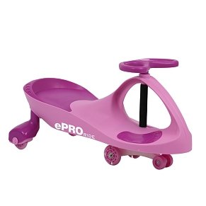 ePRO Ride Swing Car (Wiggle Car) Pink with LED Lights